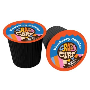 Crazy Cups Blueberry Cobbler Flavored Coffee Pods - 1 of 4