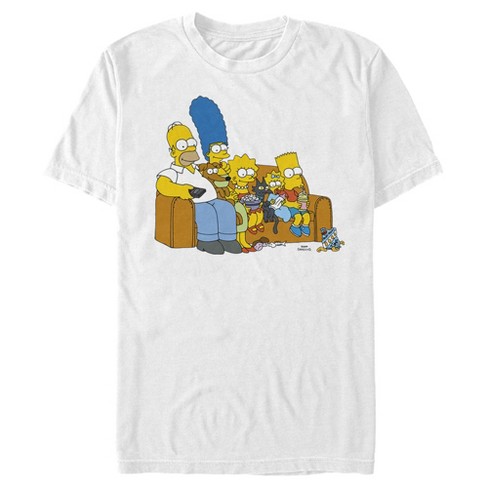 white simpsons shirt