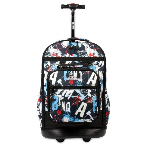J World Duo Rolling Backpack And Lunch - Graffiti : Target