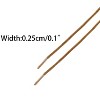 INSPIRE CHIC Waxed Round Solid Woven Shoelaces Width 0.1" 2 Pairs - 3 of 4