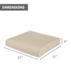 Aoodor Outdoor Chair Cushion, Fade-resistant Polyester, Removable Cover with Hidden Zipper,  Set of 2 - 2 of 4