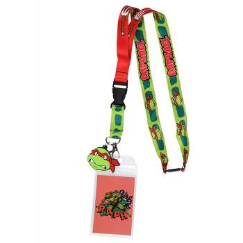 Teenage Mutant Ninja Turtles Character Design ID Badge Holder Lanyard