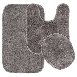 3pc Traditional Washable Nylon Bath Rug Set - Garland - 1 of 4