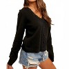 Women's For Keeps Lace Trim Sweater - Hem & Thread - 4 of 4