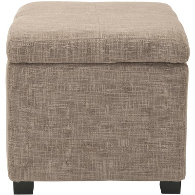 Madison Square Ottoman - Stone - Safavieh