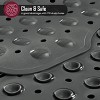 Non Slip Bathtub And Shower Mats 40x16 Extra Long Bath Tub Mat With Suction Cups & Drain Holes - Lux Decor Collection - 4 of 4