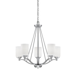 Millennium Lighting Durham 5 - Light Chandelier in  Satin Nickel - 1 of 3
