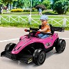 Infans Kids Ride On Car, 12V F1 Racing Electric Vehicle for Toddlers with Control Remote Pink - 2 of 4