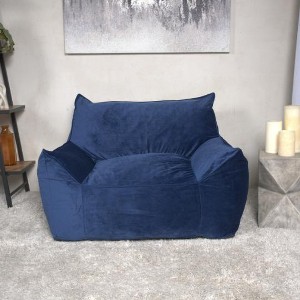 PAGED Modern Bean Bag Chair Comfy Sofa Chair with Armrests and Removable Cover, Velvet Single Reading Chair for Adults, Teens, Kids - 1 of 4
