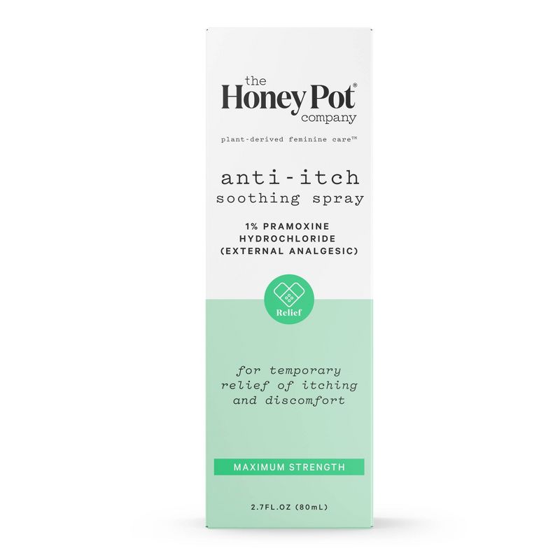 The Honey Pot Company, Feminine Anti-Itch Spray, 1% Pramoxine Hydrochloride -  2.71 fl oz, 3 of 12