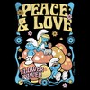 Girl's The Smurfs Peace Flower Power T-Shirt - 2 of 3
