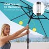 Sonkuki 7.5 ft Outdoor Patio Market Umbrella w/ Crank, Push Button Tilt,  UV-Resistant Canopy - 3 of 4