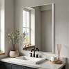 Lirago 38" x 26" Rectangle Hanging Bathroom Mirror with silver Scratch-Resistant Aluminum Alloy Frame - 4 of 4