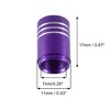 Unique Bargains Car Bike Round Tire Valve Stem Cap with Rubber Seal Wheel Rims Covers 8 Pcs - 4 of 4