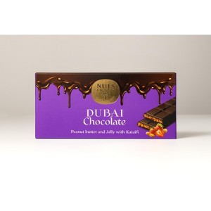 NUTS FACTORY DUBAI CHOCOLATE PEANUT BUTTER & JELLY BAR - 1 of 4