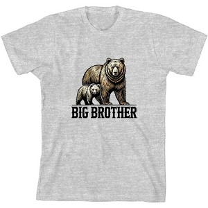 Big Brother Bears Boy's Crew Neck Short Sleeve Tee - 1 of 2