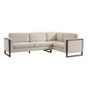 104'' Chenille L-Shaped 2-Piece Sectional Sofa with Square Arms for Living Room, Bedroom, Apartment, Office - 3 of 4