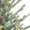 Puleo 4.5' Pre-Lit Artificial Blue Potted Arctic Fir Tree - 4 of 4