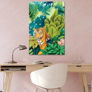 iCanvas Jungle Tiger by 83 Oranges Canvas Print Wall Art - 1 of 3
