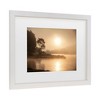 Trademark Fine Art - GS Photo Misty Morning on Hidden Lake Matted Framed Art - 3 of 4