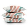 Emanuela Carratoni Double Retro Rainbows Outdoor Throw Pillow Orange - Deny Designs - 3 of 3