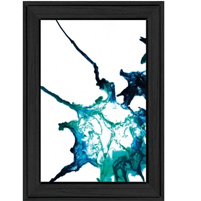 HomeRoots Ocean Living Black Framed Print Wall Art