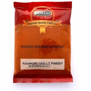 Hemani Kashmiri Chilli Powder (Deggi Mirch, Low Heat) - 200g (7.1 OZ) - No Color Added - Gluten Free Ingredients - NON-GMO - Vegan - 1 of 2