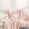 White Warm Blanket with Breathable and Soft for Couch and Bed - 3 of 4