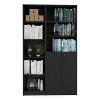 NicBex Bookcases for Home Office 2 Piece Bookcase Set 42" Wide Storage Cabinet Bookshelf with 10 Shelves for Living Room and Bedroom - 2 of 4