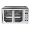 Oster 31160840 French Door Turbo Convection Toaster Oven, Metallic