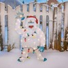 ProductWorks Pre-Lit Indoor/Outdoor Christmas Yard Ornament, Holiday Display with 80 Clear LED Lights - 4 of 4