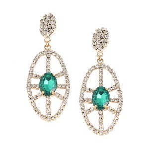 SOHI Women's Bling Drop Earrings - 1 of 3