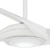 60" Minka Aire Modern 3 Blade Indoor Ceiling Fan with LED Light Remote Control Flat White for Living Room Bedroom Family Dining - 3 of 4
