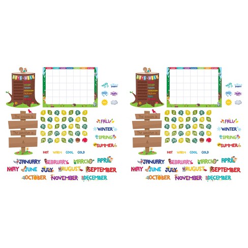 Creative Teaching Press® Woodland Friends Calendar Bulletin Board Set, 2  Sets : Target
