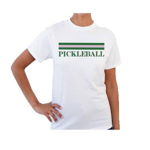 Women's Pickleball Stripe T-Shirt - Toss Designs - 1 of 1