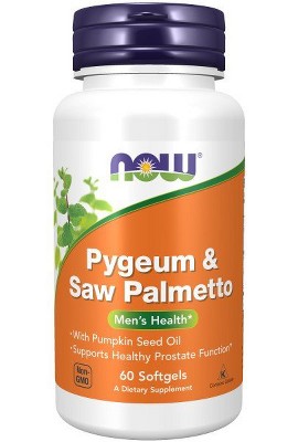 Pygeum & Saw Palmetto by Now Foods  -  60 Softgel