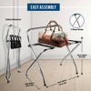 USTECH 1ct High Back Luggage Rack - 4 of 4