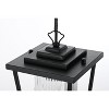 Elegant Lighting York 6.5 Inch Outdoor Pendant in Black - 4 of 4