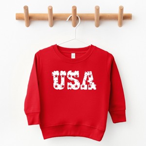 The Juniper Shop USA Distressed Stars Toddler Sweatshirt - 1 of 4