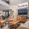 LLHZSY 12 Light Chrome Modern Round Crystal Chandelier for Dining Room 25 31/32“ - 2 of 4