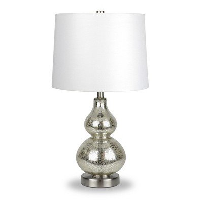 Hudson and Canal 21.25" Tall Petite Table Lamp with Fabric Shade