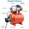 Automatic Shallow Well Pump with Pressure Tank,  Small Water Booster Jet Pump, 976GPH Stainless Steel Irrigation Pump - 3 of 4