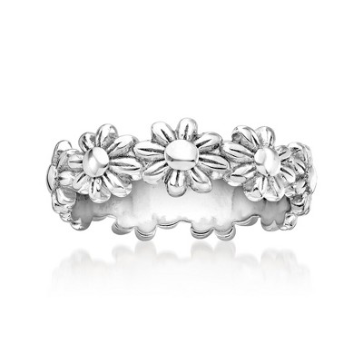 Ross-Simons Italian Sterling Silver Flower Ring
