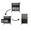 Lirago 8 Drawer Large Capacity Rolling Tool Chest and Cabinet Black Detachable Tool Storage with Wheels and Lock for Workshop Garage - 4 of 4