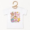 School Supplies Coquette - Kids Youth Short Sleeve Tee and Toddler Short Sleeve Tee - 2 of 3