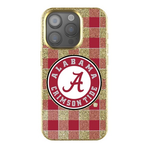 Keyscaper NCAA Plaid Bling Cell Phone Case for iPhone 16 Plus - image 1 of 4