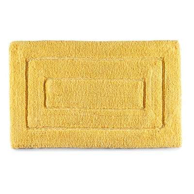 mustard bathroom rug