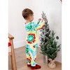 PATPAT Family Matching Christmas Pajamas, Tie Dye Pjs Sets with Snowman & Gingerbread, Includes Plaid Socks for Family - 3 of 4