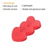 Unique Bargains Multifunctional Office Photo Paper Heart Bag Clip 10 Pcs - 4 of 4