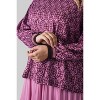 Women's GEO PUFFY SLEEVE SHIRT - mat fashion - 3 of 3